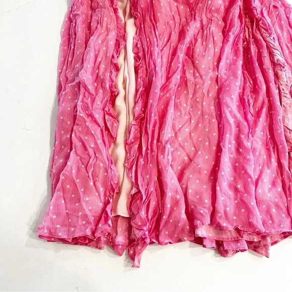 LoveShackFancy Junia Maxi Dress | Hot Pink Cherry | NEW | 2 - Picture 12 of 13